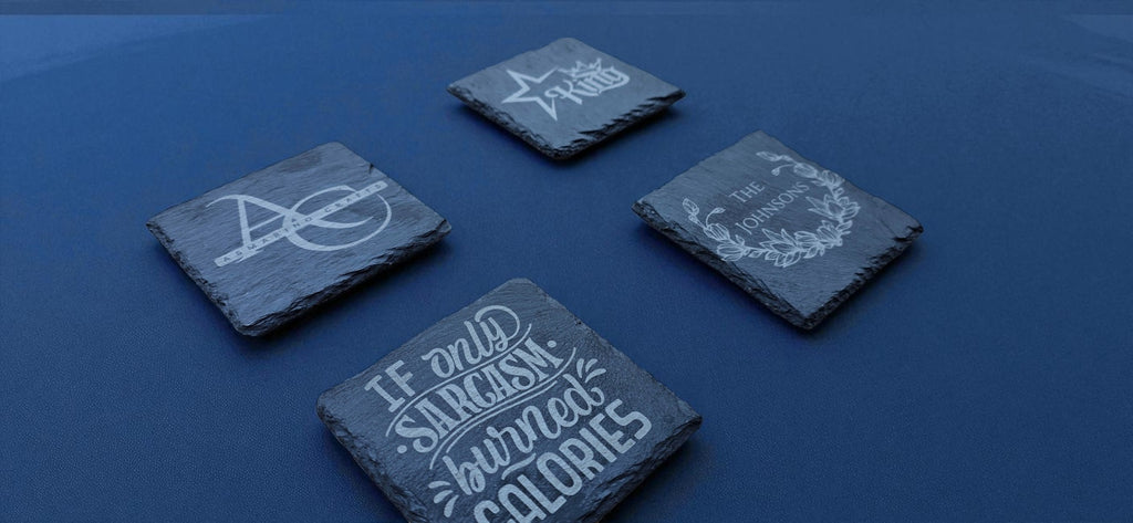 Custom Engraved Stone Coasters