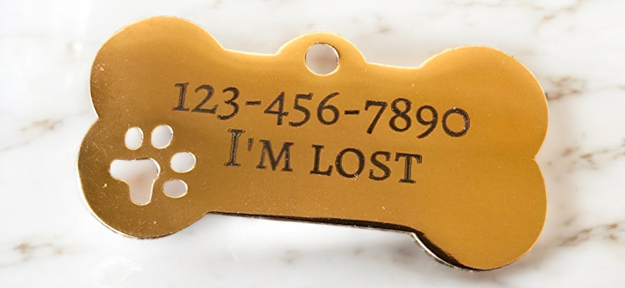 Bone Dog Tag