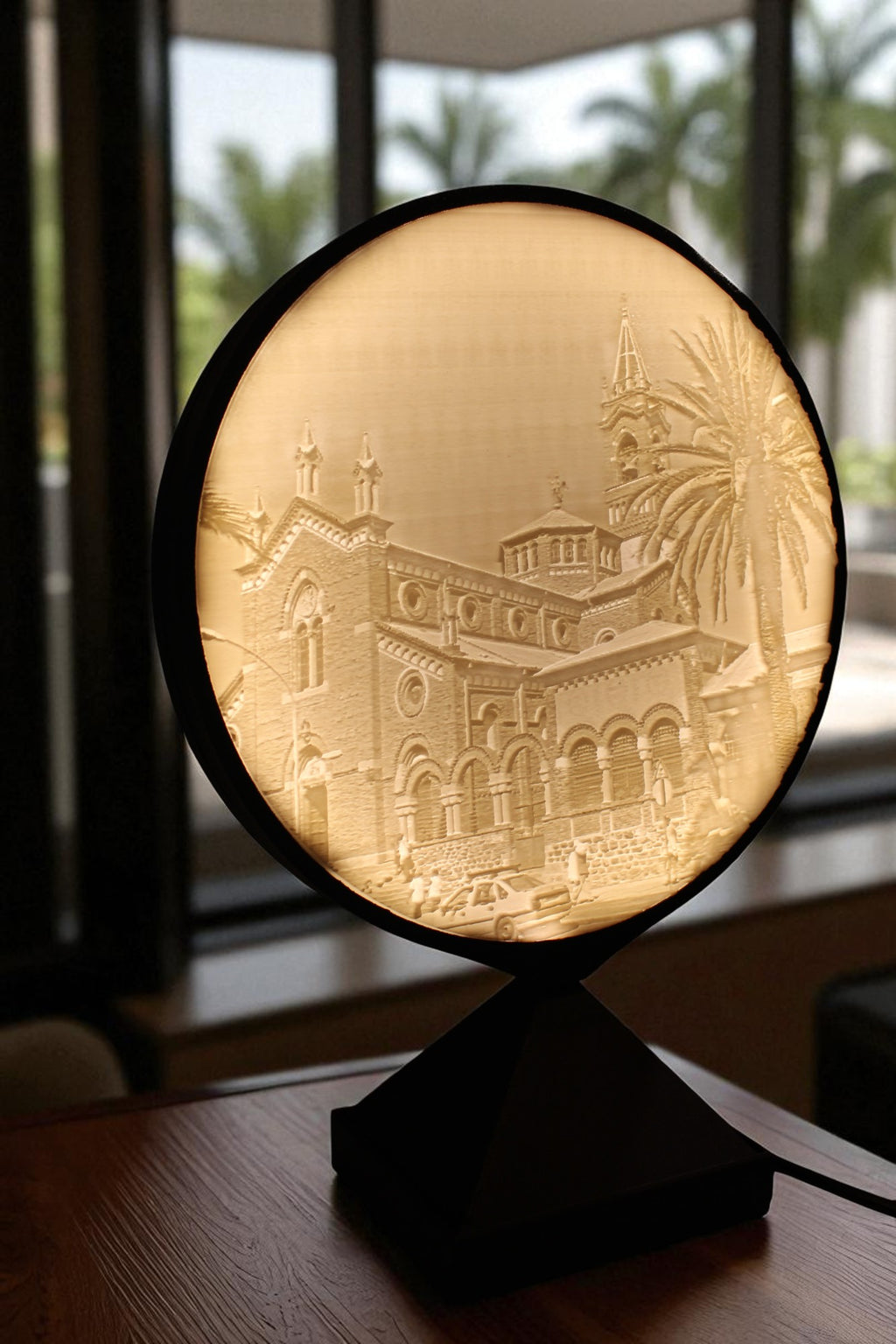 Custom Made to order  Circular Lithophane