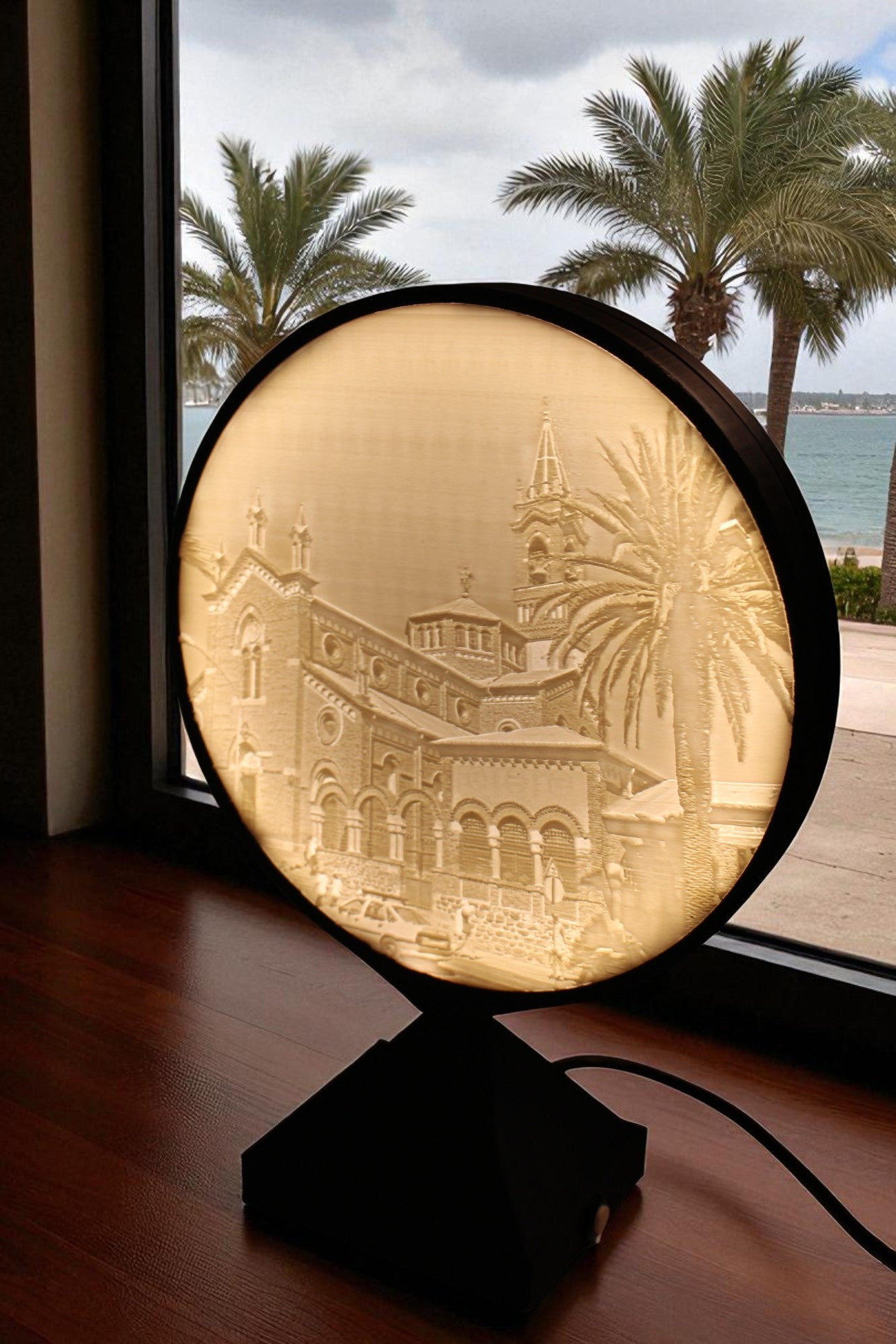 Custom Made to order  Circular Lithophane