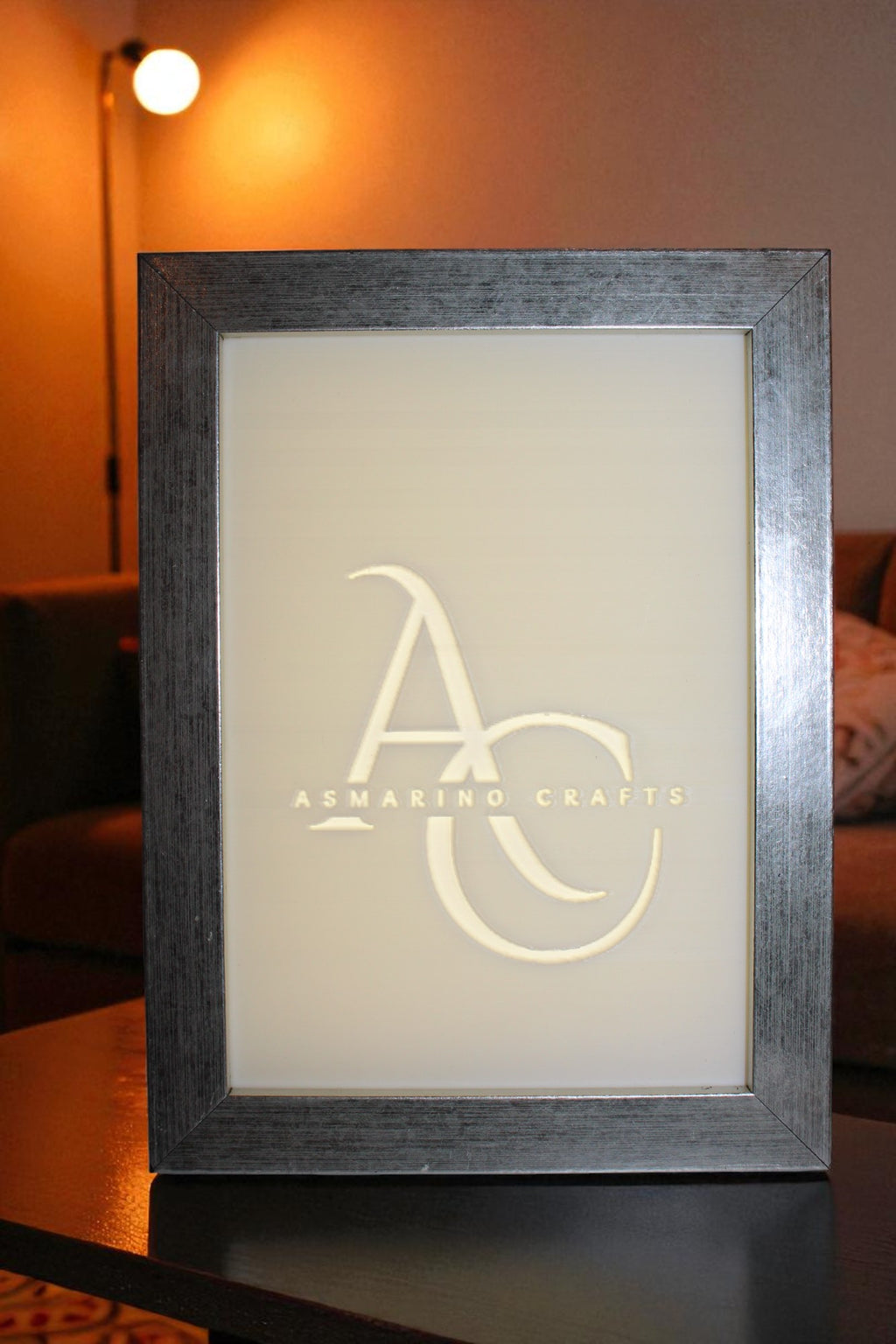 Custom Made to Order Lithophane with wooden frame